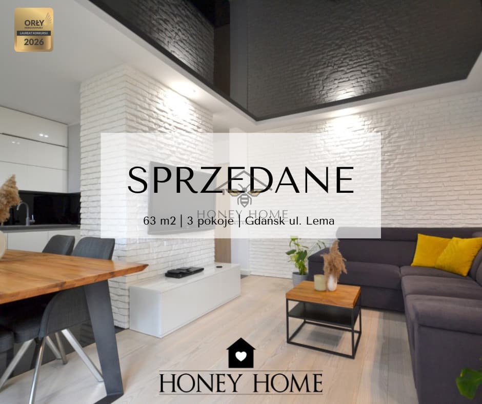 3 pokojowy apartament z ogrodem / Gdańsk ul. Lema